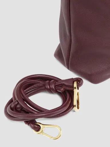 Loewe Women's Large Flamenco Leather Shoulder Bag - Dark Burgundy | Thumbnail 7