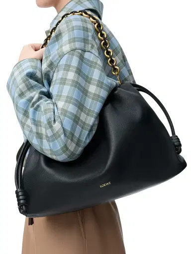 Loewe Women's Large Flamenco Leather Shoulder Bag | Thumbnail 2 Loewe Women's Large Flamenco Leather Shoulder Bag | Thumbnail 2