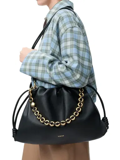 Loewe Women's Large Flamenco Leather Shoulder Bag | Thumbnail 3 Loewe Women's Large Flamenco Leather Shoulder Bag | Thumbnail 3