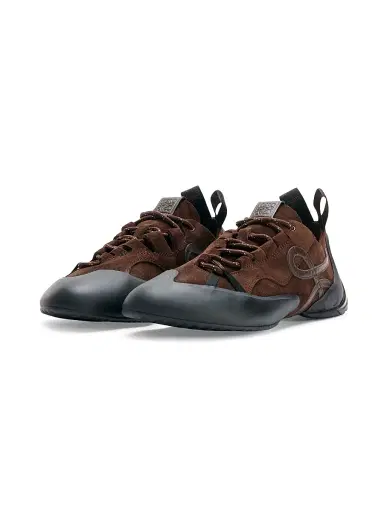 Loewe Women's Grip Logo Leather Low-Top Sneakers | Thumbnail 2