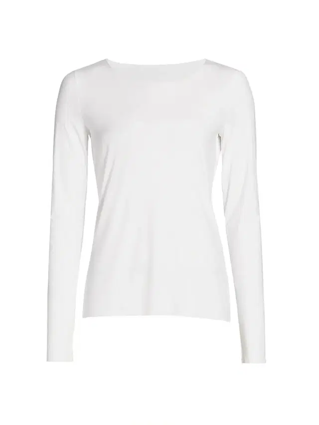 Wolford Women's Aurora Pure Long-Sleeve Top - White
