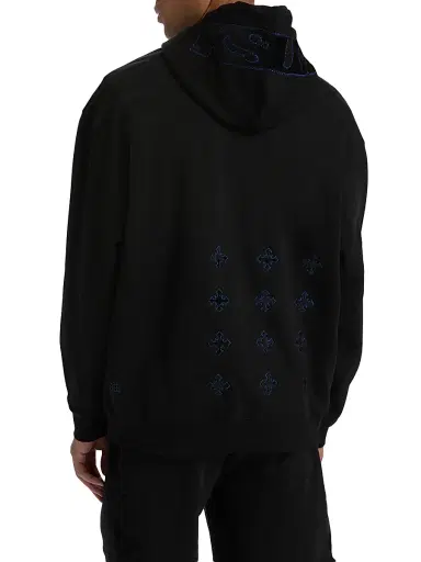 Ksubi Men's 4x4 Biggie Revamp Cotton Hoodie - Black - Size XXL | Thumbnail 5