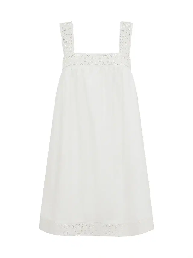 Peony Women's Tapestry Broderie Cover-Up Minidress - Gardenia