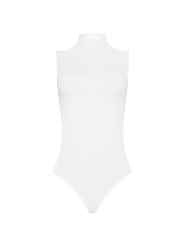 Wolford Women's Mock Turtleneck Sleeveless Bodysuit - White