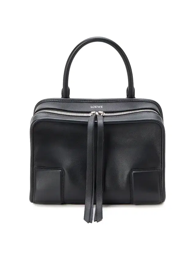 LOEWE Women's Amazona  Leather Top Handle Bag - Black