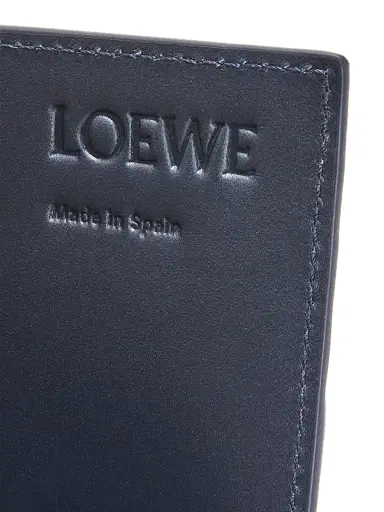 LOEWE Men's Open Leather Card Case - Deep Navy | Thumbnail 4 LOEWE Men's Open Leather Card Case - Deep Navy | Thumbnail 4