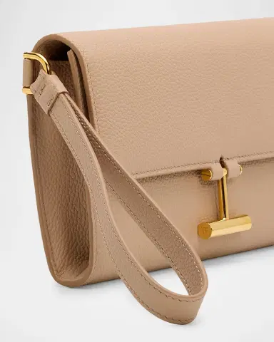 Tom Ford Leather T Bar Wristlet Clutch Bag | Thumbnail 6