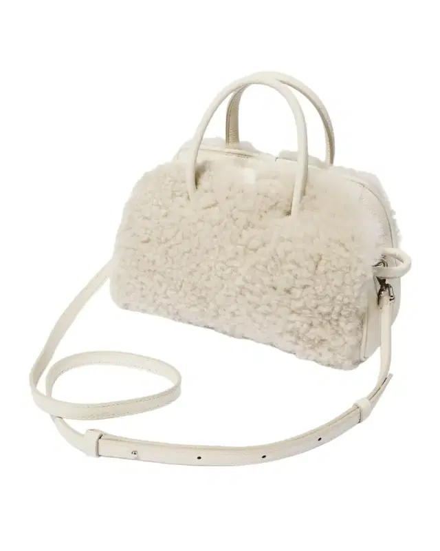 Le Petit Turismo Croc-Embossed Suede Bowling Bag