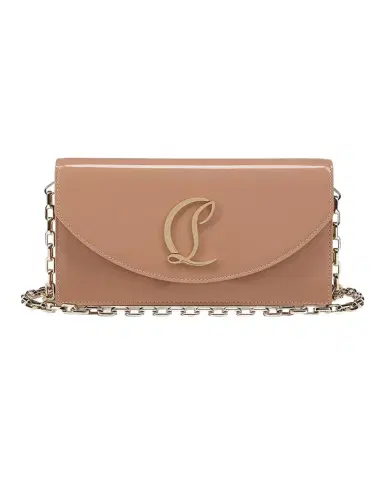 Christian Louboutin Loubi54 Flap Patent Leather Clutch Bag | Thumbnail 1 Christian Louboutin Loubi54 Flap Patent Leather Clutch Bag | Thumbnail 1