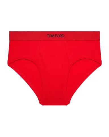 TOM FORD Men 's Cotton-Stretch Jersey Briefs | Thumbnail 1