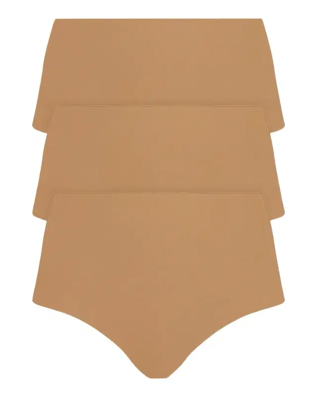 Commando Classic High-Rise Microfiber Bikini Briefs, Pack of 3
