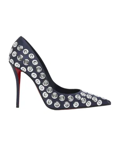 Christian Louboutin 100mm Miss Z Silk Crystal Pumps | Thumbnail 1 Christian Louboutin 100mm Miss Z Silk Crystal Pumps | Thumbnail 1