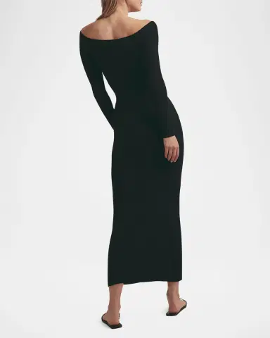 Favorite Daughter The Sara Off-Shoulder Midi Dress | Thumbnail 2 Favorite Daughter The Sara Off-Shoulder Midi Dress | Thumbnail 2