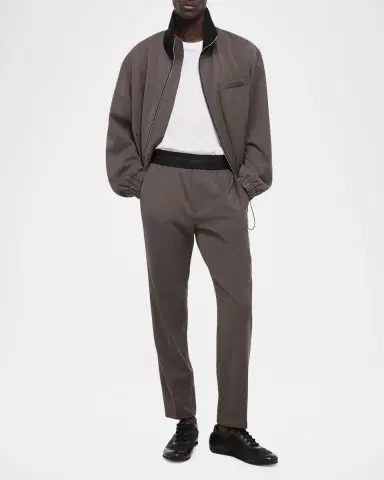 Helmut Lang Men's Tapered Pull-On Trousers | Thumbnail 2
