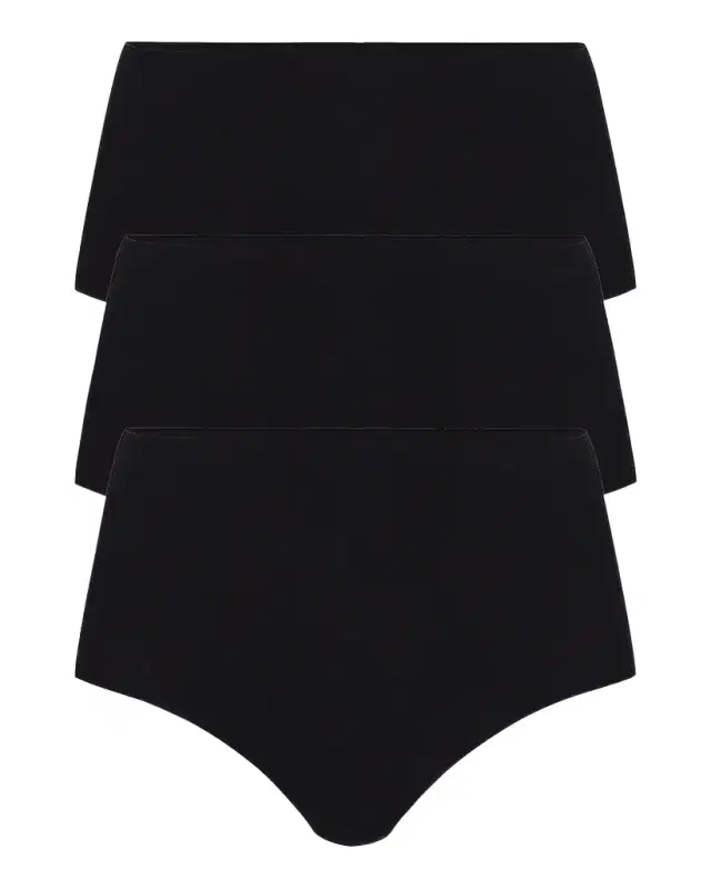 Classic High-Rise Microfiber Bikini Briefs, Pack of 3