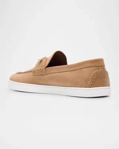 Christian Louboutin Men's Chambeliboat Nubuck Boat Shoes | Thumbnail 4 Christian Louboutin Men's Chambeliboat Nubuck Boat Shoes | Thumbnail 4