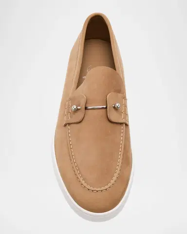 Christian Louboutin Men's Chambeliboat Nubuck Boat Shoes | Thumbnail 6 Christian Louboutin Men's Chambeliboat Nubuck Boat Shoes | Thumbnail 6