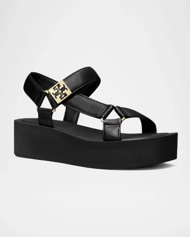Tory Burch Mellow Leather Grip Platform Sandals | Thumbnail 2 Tory Burch Mellow Leather Grip Platform Sandals | Thumbnail 2