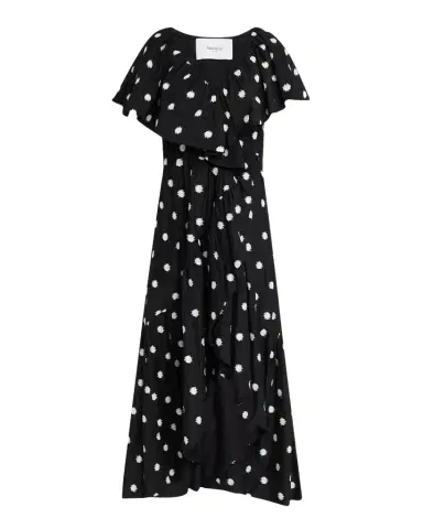 Merlette Loris Embroidered Ruffle Midi Dress | Thumbnail 1 Merlette Loris Embroidered Ruffle Midi Dress | Thumbnail 1