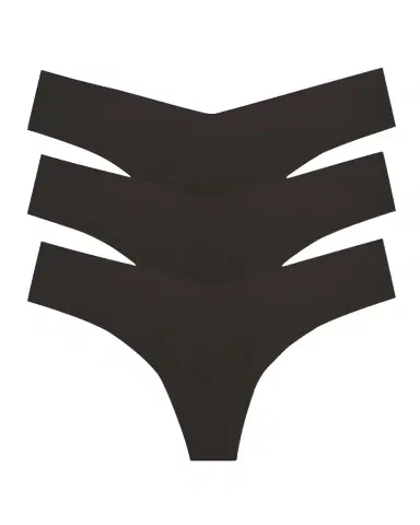 Commando Classic Low-Rise Microfiber Thongs, Pack of 3 | Thumbnail 1
