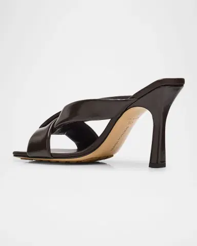Bottega Veneta Criss Cross Padded Leather Slide Sandals | Thumbnail 4 Bottega Veneta Criss Cross Padded Leather Slide Sandals | Thumbnail 4
