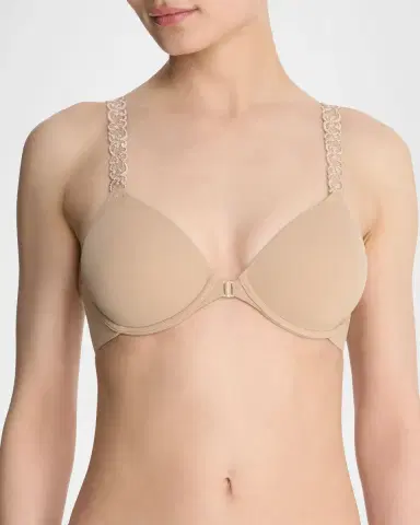 Natori Pure Luxe Convertible Front-Closure Bra | Thumbnail 2 Natori Pure Luxe Convertible Front-Closure Bra | Thumbnail 2