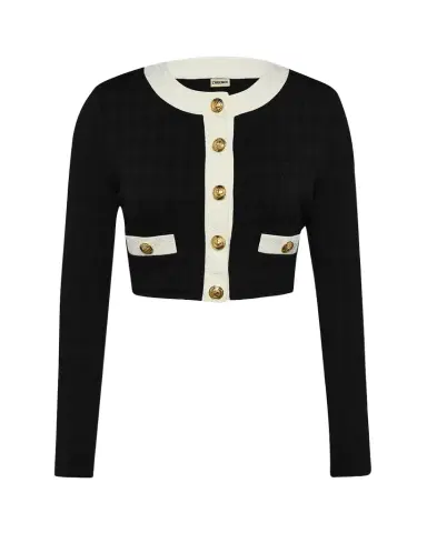 L'AGENCE Adaline Colorblock Chic Swim Cardigan | Thumbnail 1 L'AGENCE Adaline Colorblock Chic Swim Cardigan | Thumbnail 1