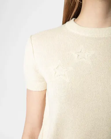 Zadig & Voltaire Bully Seco Stars Short-Sleeve Sweater | Thumbnail 5 Zadig & Voltaire Bully Seco Stars Short-Sleeve Sweater | Thumbnail 5