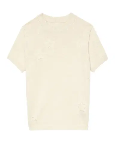 Zadig & Voltaire Bully Seco Stars Short-Sleeve Sweater | Thumbnail 1 Zadig & Voltaire Bully Seco Stars Short-Sleeve Sweater | Thumbnail 1