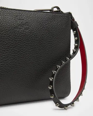 Christian Louboutin Cabata Mini Pouch Wristlet in Leather | Thumbnail 3
