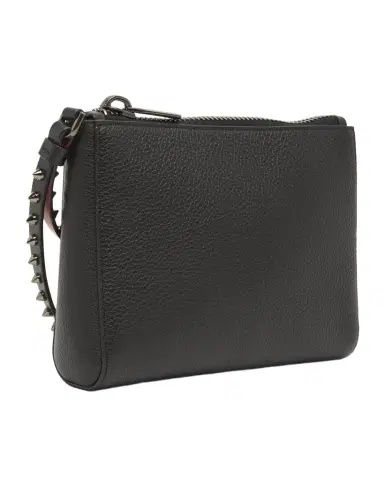 Christian Louboutin Cabata Mini Pouch Wristlet in Leather | Thumbnail 1
