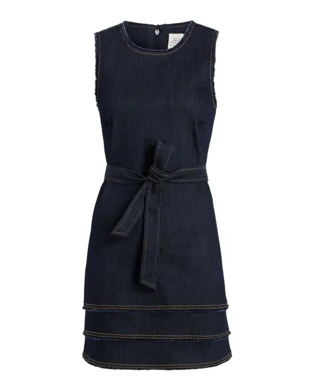 Cinq a Sept Mindie Sleeveless Denim Mini Dress