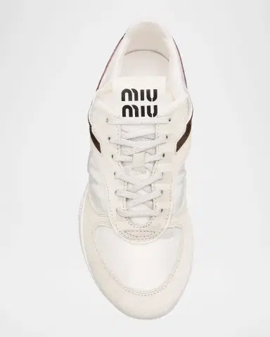 Miu Miu Colorblock Nylon Tech Runner Sneakers | Thumbnail 6 Miu Miu Colorblock Nylon Tech Runner Sneakers | Thumbnail 6