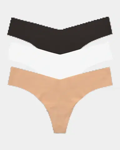 Commando Classic Low-Rise Microfiber Thongs, Pack of 3 | Thumbnail 2