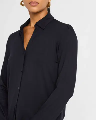 MAJESTIC FILATURES Soft Touch Button-Front Shirt | Thumbnail 5 MAJESTIC FILATURES Soft Touch Button-Front Shirt | Thumbnail 5