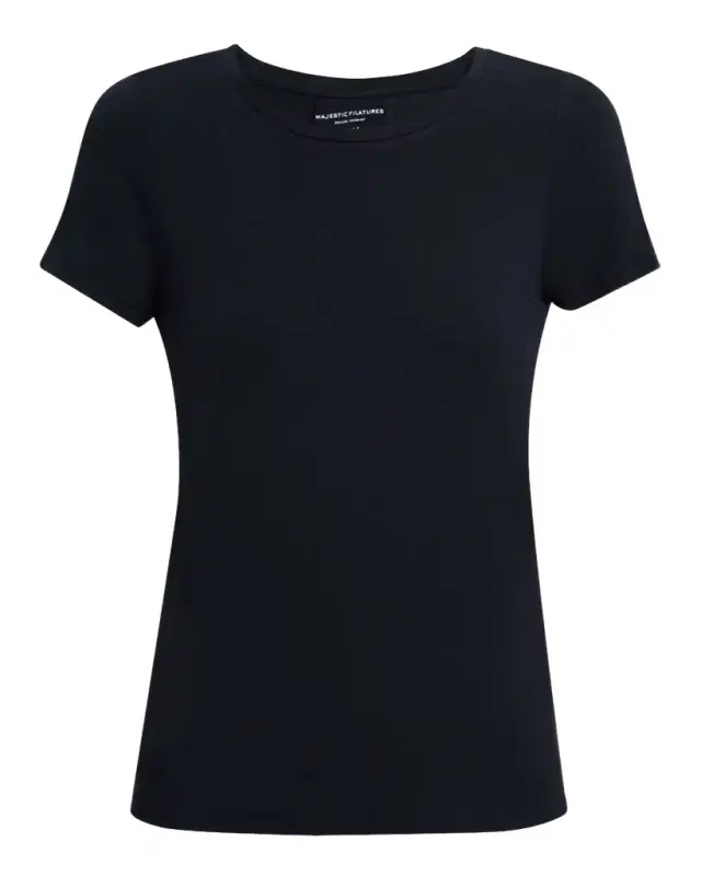 Majestic Filatures Soft Touch Short-Sleeve Crewneck Tee