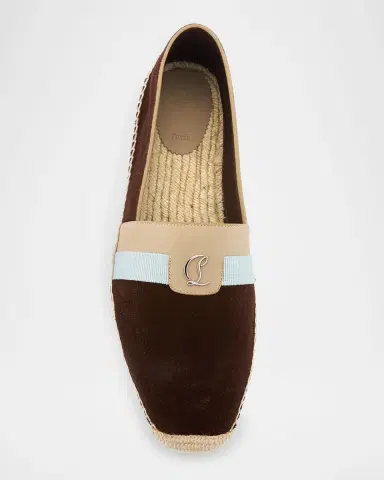 Christian Louboutin Men's Alfarica Nubuck Leather Espadrilles | Thumbnail 6 Christian Louboutin Men's Alfarica Nubuck Leather Espadrilles | Thumbnail 6