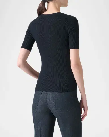 Akris Ribbed Seamless Crewneck Sweater | Thumbnail 3