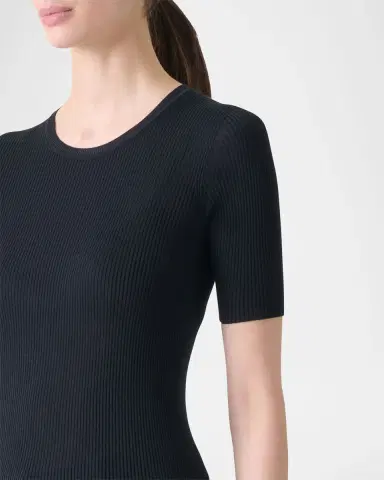 Akris Ribbed Seamless Crewneck Sweater | Thumbnail 5