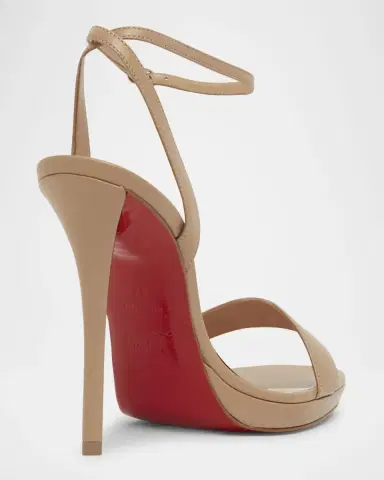 Christian Louboutin 120mm Miss Z Leather Ankle-Strap Sandals | Thumbnail 2