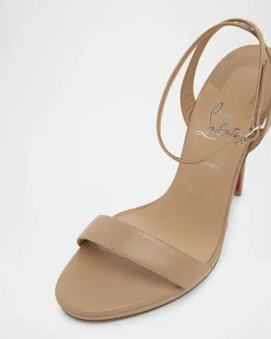 Christian Louboutin 120mm Miss Z Leather Ankle-Strap Sandals | Thumbnail 3
