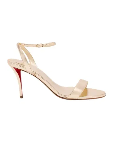 Christian Louboutin 80mm Miss Z Metallic Leather Sandals | Thumbnail 1