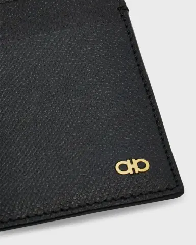 FERRAGAMO Men's Micro Gancio Money Clip Card Holder | Thumbnail 3