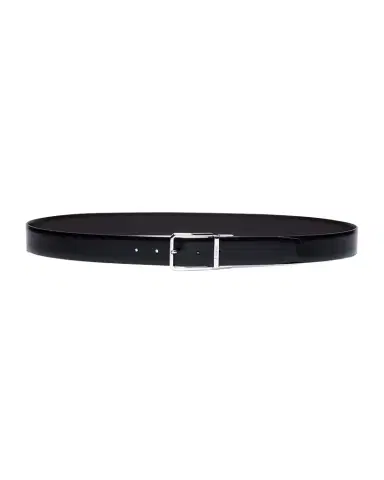 Santoni Men's Smooth Leather Reversible Belt | Thumbnail 1 Santoni Men's Smooth Leather Reversible Belt | Thumbnail 1