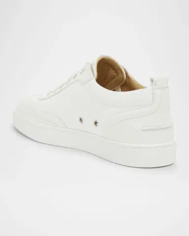 Christian Louboutin Men's Retero Canvas and Leather Low-Top Sneakers | Thumbnail 2