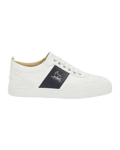 Christian Louboutin Men's Retero Canvas and Leather Low-Top Sneakers | Thumbnail 1