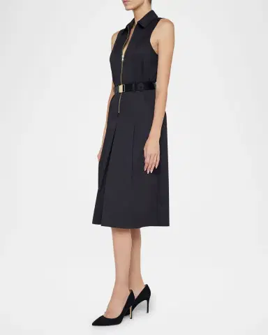 L'Agence Kylo Belted Shirtdress | Thumbnail 4