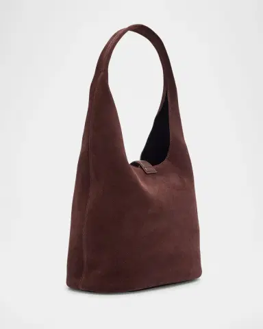 SIMKHAI Khai Buckle Suede Hobo Bag | Thumbnail 3