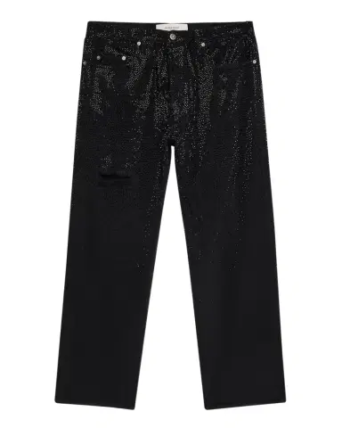 Golden Goose Men 's Allover-Crystal Loose Skate Jeans | Thumbnail 1