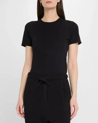 Nili Lotan Mariela Crewneck T-Shirt | Thumbnail 4